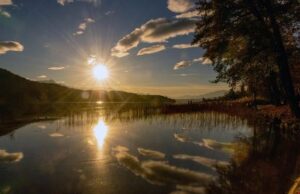 Besondere Locations für Firmenveranstaltungen in Kärnten Sonnenuntergang in Kärnten