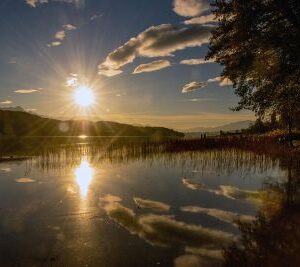 Kärnten Sonnenuntergang in Kärnten